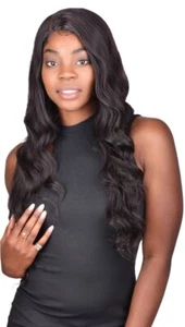 Sleek Spotlight Human Hair Blend Super long, Hollywood style Wig - Josie - Picture 1 of 9