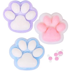3pcs Big 5in Squishy Cat Paw Squeeze Toys,Cat Paw Squishy, Cute Kawaii Squish... - Picture 1 of 7