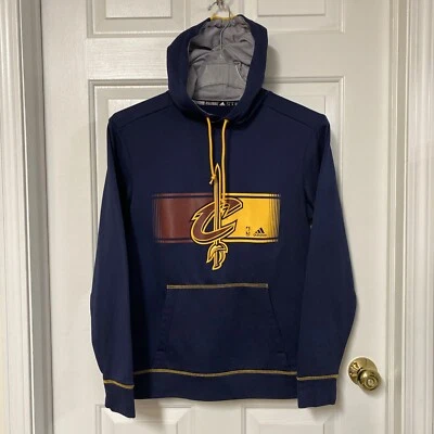 Cleveland Cavaliers Hoodie Sweatshirt Adidas NBA Basketball Blue Men’s Size S - Image 1 of 4
