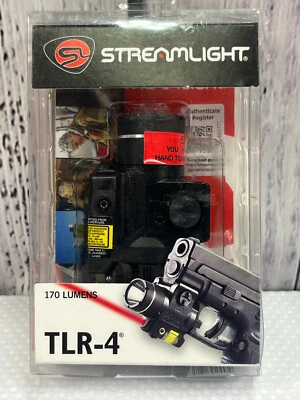 Streamlight TLR-4 LED Compact Gun Mount Flashlight Laser Sight  170 lumens - Image 1 of 4