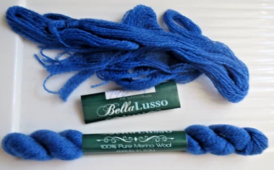 Bella Lusso Crewel Wool ~ Color 746 ~ Copen ~ Made in Italy - Image 1 of 4