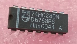 100x 74HC280N PHILIPS HCMOS 9BIT PAR-CHECK 74HC280 DIP14 SN74HC280N - Picture 1 of 5