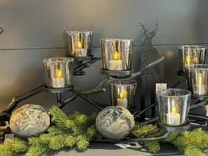 Diga Colmore Kerzenständer Kerzenhalter Candle Holder Edel NEU RAW Alu schwarz - Bild 1 von 5