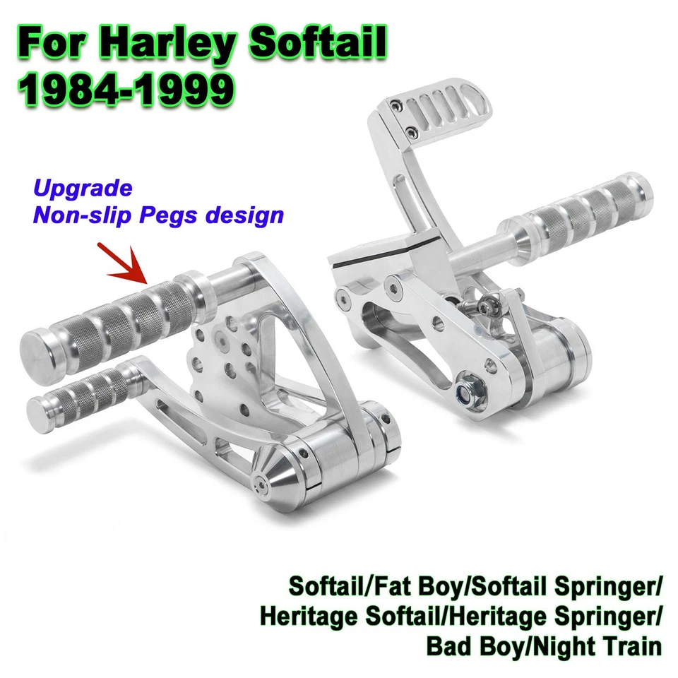 ULTIMA BILLET FORWARD CONTROLS Heritage fatboy softail personalizado 84-99 para harley - Imagem 1 de 4