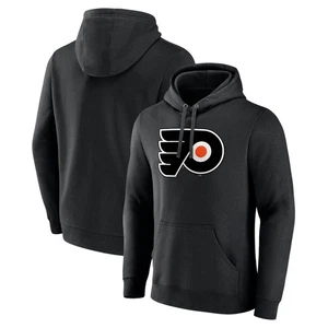 Men's Black Philadelphia Flyers Alternate Logo Pullover Hoodie - Picture 1 of 3