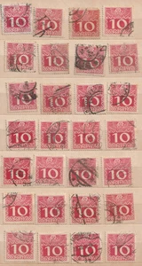 AUSTRIA, 1908, PORTO, MI. 38, USADOS, 88 SELLOS, YTPES NO FUERON REVISADOS - Imagen 1 de 3