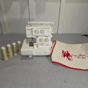 Janome MyLock 204D Serger Sewing Machine with Foot Pedal UNTESTED - Picture 1 of 14