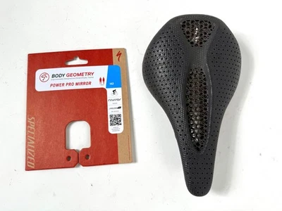Specialized Power Pro Mirror Saddle Black 143mm Hollow Titanium rails MTB Road - Image 1 of 4