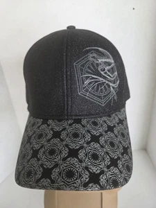 Disney Parks STAR WARS Baseball Hat Cap Black/Gray Glittery StrapBack - Picture 1 of 12
