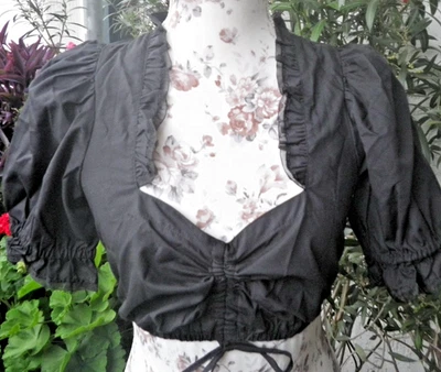 Himmelblau by Lola Paltinger Dirndlbluse Gr. 42 Schwarz - Bild 1 von 4