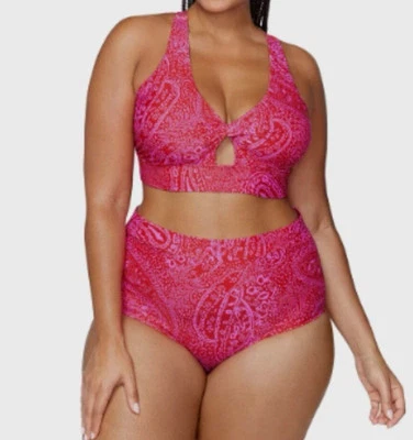 Новый с Ярлыками $108 изюм бикини комплект женщин 20 Вт Las Virgenes через верх и остров низ - Изображение 1 из 4