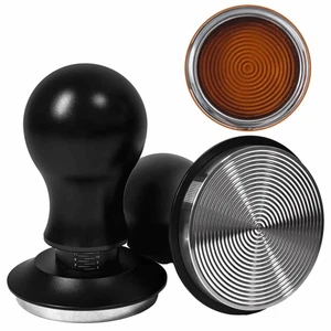 51/53/58MM Coffee Tamper Flat/threaded Bottom Spring Loaded Coffee Leveler - Picture 1 of 26