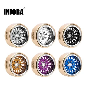 INJORA ModuWheel 1.3" CNC Beadlock Wheels for 1/18 1/24 RC Crawler,-4.4mm Offset - Picture 1 of 55