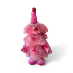 Vintage DanDee Dan Dee Light Up Singing Pink Christmas Tree Animatronic WORKS! - Picture 1 of 3