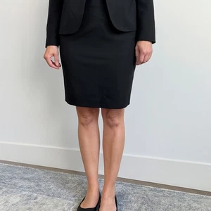 Calvin Klein Bleistiftrock schwarz Stretch Karriere Business Gr. 2 - Bild 1 von 5