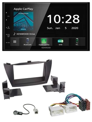 Kenwood Bluetooth MP3 DAB USB 2DIN Autoradio für Hyundai Tucson 2010-2015 - Bild 1 von 4
