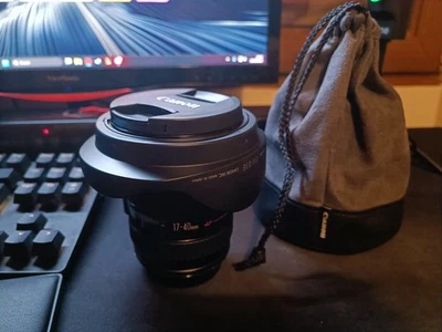 Canon EF 17-40mm F/4,0 USM Objetivo - Negro - Imagen 1 de 4