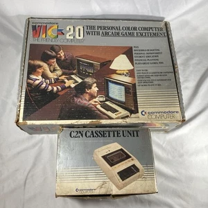 Vintage Commodore VIC-20 & C2N Cassette Unit, Computer Video Game System - Picture 1 of 13