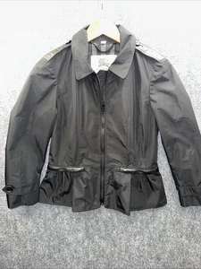 Burberry Damen Jacke Trenchcoat schwarz Größe 8 neu ohne Etikett - Bild 1 von 11