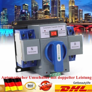 Automatischer Transferschalter Notstrom Umschalter Leistungsschalter Dual Power - Bild 1 von 14