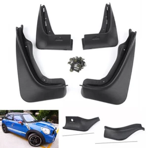 4x Car Mud flaps Mudguards Fenders Splash Guards For Mini Cooper /ONE 2008-15 - Picture 1 of 12