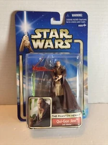 Qui-Gon Jinn Jedi Master #32 Star Wars Saga Collection Phantom Hasbro 2002 NIB - Picture 1 of 4