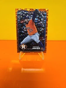 2024 Topps Series 1 Cristian Javier #269 Houston Astros Orange Foil #d /299 - Picture 1 of 3