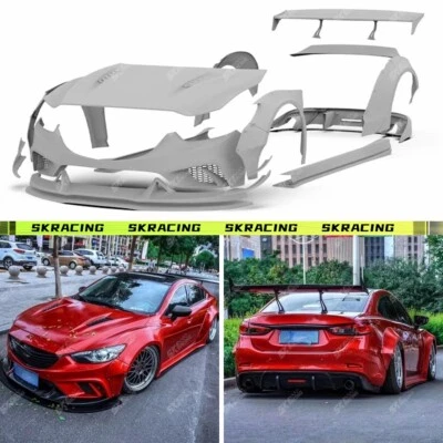 Kit de carrocería ancha para parachoques guardabarros de resina sin pintar Fit Mazda 6 Atenza 4 puertas 14-16 17 18-21 Foto 1 de 4