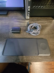 Samsung Wireless Charger Trio - Black w/ 10ft USBC - Photo 1 sur 1