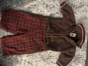 baby gap boy 0-3 Months Sweater And Pant Set - Picture 1 of 8