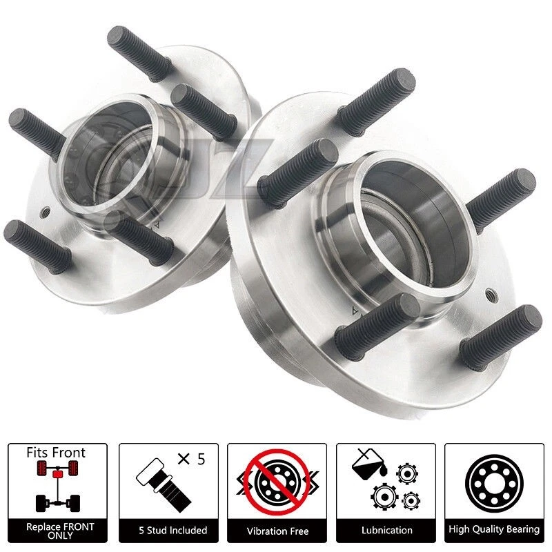 [DELANTERO (cantidad 2)] Repuesto de cubo de rueda para Volvo 780 1988-1991 modelo de tracción trasera sin ABS Foto 1 de 4