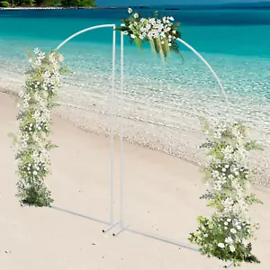 Marco de metal boda arco flor marco jardín arco fondo soporte - Imagen 1 de 16