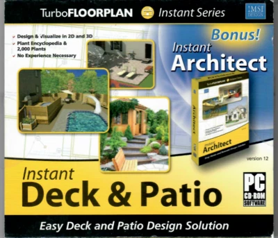 Instant Deck & Patio Pc Cd Rom  - Image 1 of 2
