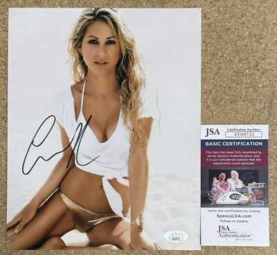 Anna Kournikova Signed Tennis Player & Model 8x10 Photo With JSA COA - Image 1 of 3