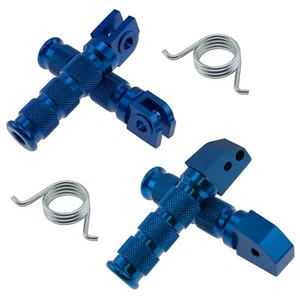 Rider Passenger Blue For Honda CBR 04-19 Front Rear Sport Foot Peg Set Stand - Picture 1 of 3