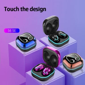 SE S6 Breathing Light Time Digital Display TWS5.0 NEW - Picture 1 of 9