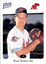 1996 Fort Myers Miracle Best 16 Dom Konieczki Erie Pennsylvania PA Baseball Card