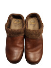 Dansko Size 10.5 Women's Clogs Brown Leather Slip On Shoes EUR 41