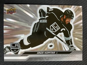 Anze Kopitar 2023-24 Upper Deck Outburst Silver Parallel Card #82