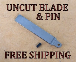 NEW UNCUT FLIP KEYLESS REMOTE FOB BLADE BLANK + PIN FOR KIA OPTIMA RIO NIRO KK12 - Foto 1 di 1