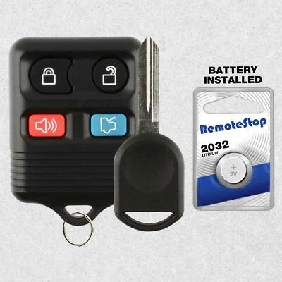 For 2005 2006 2007 2008 2009 2010 Ford Mustang Keyless Car Remote Fob + Key Foto 1 de 4