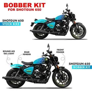 KIT BOBBER APTO PARA ESCOPETA ROYAL ENFIELD 650 - Imagen 1 de 10