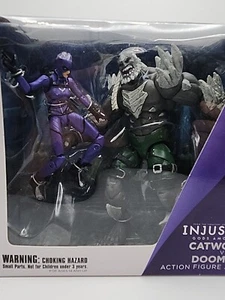 Catwoman vs Doomsday Figure Set Injustice Gods Among Us DC Collectibles - Picture 1 of 7