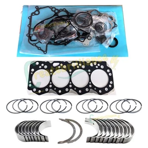 4JJ1 Engine Full Gasket Set Rings Bearings For Isuzu 4JJ1 4JJ1T Engine - Picture 1 of 9