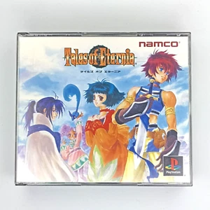 Tales Of Eternia PS1 Japanese Videogame Playstation 1 With Manual - Picture 1 of 15