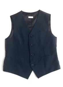 Calvin Klein Boy's Navy Blue Suit Vest, Size 8 - Picture 1 of 9