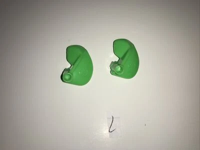 Lot Of 2 #104 Green Pieces Part Wacky Trax Marble Mania Techno Gears 2016 L - Image 1 of 2