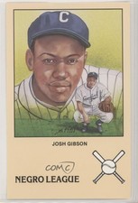 1989 Z Silk Negro League Postcards Series 1 /5000 Josh Gibson #8 HOF