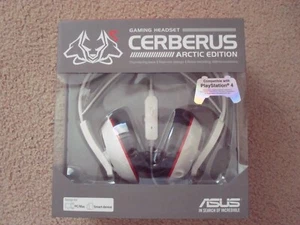 NEW ASUS Gaming Headset Wired Headphone Cerberus Arctic Edition White,Sealed Box - Picture 1 of 8