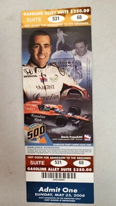 Biglietto Suite Indy 500 2008 Completo Mai Usato. Dario Franchitti Vincitore Indy 500 2007 - Foto 1 di 6